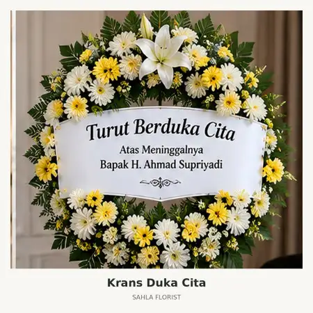 Krans Bunga Duka Summarecon Serpong
